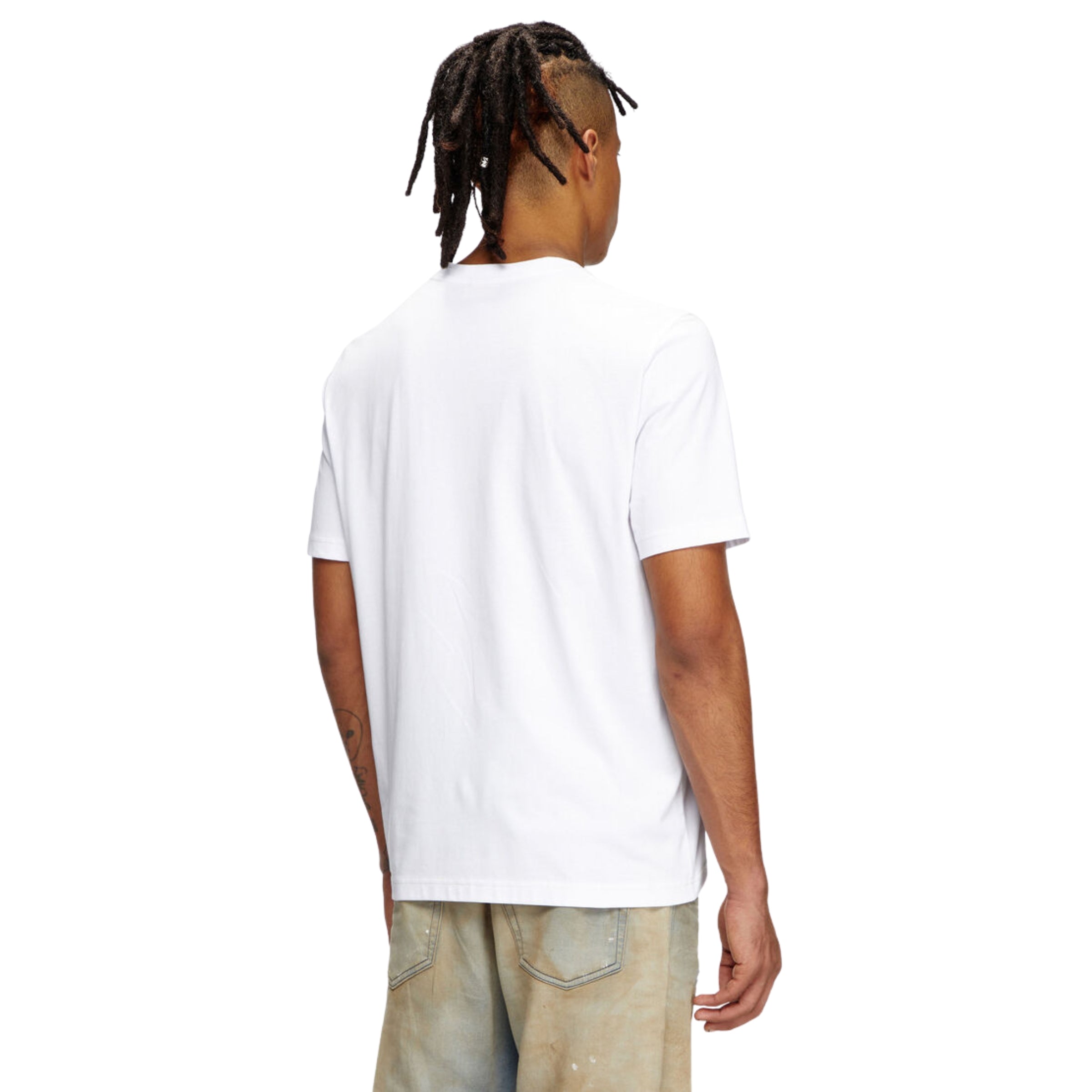 Diesel T-Shirt T-Adjust Logo White